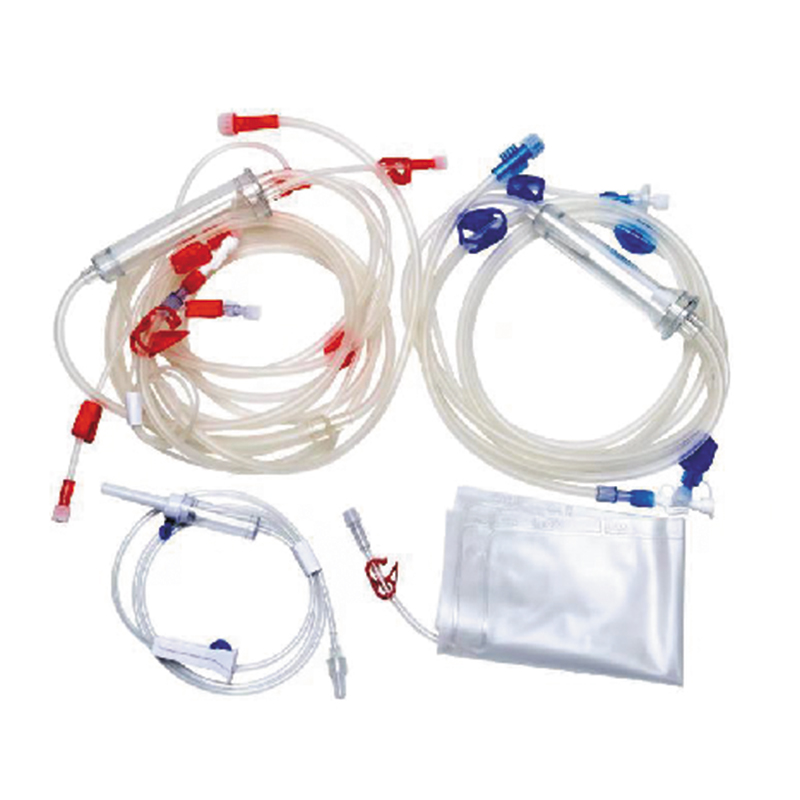 Hemodialysis blood tubing set