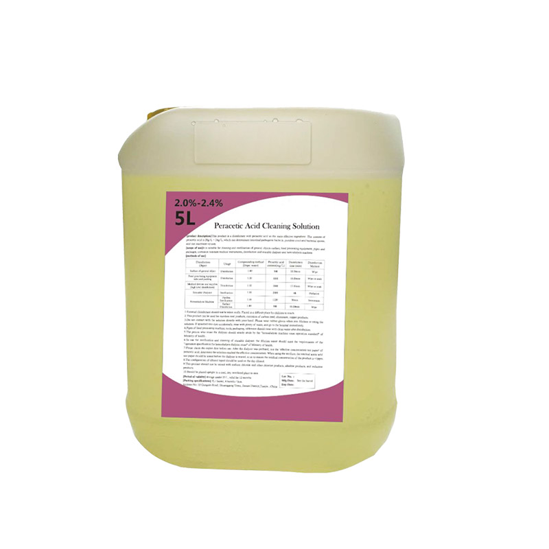 Peracetic acid disinfectant