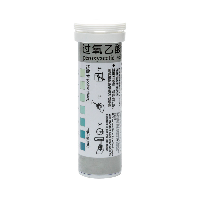 Peracetic acid test strips