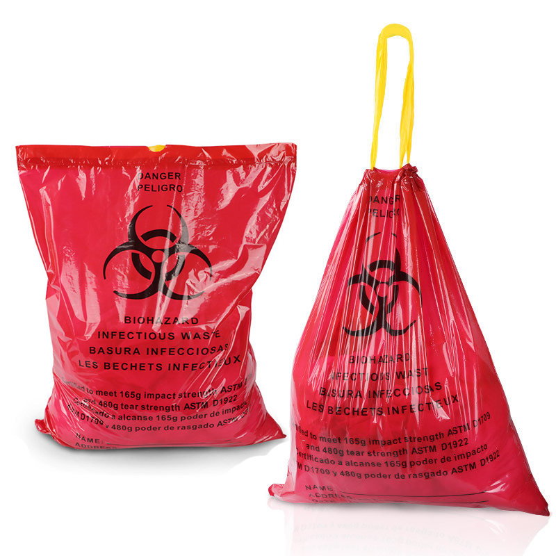 Medical Drawstring trash bag